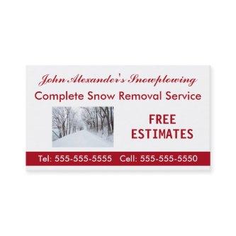 Snowplowing, Snow Removal, and Service Business