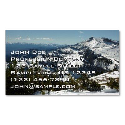 Snowy Peaks of Grand Teton Mountains II Photo  Magnet
