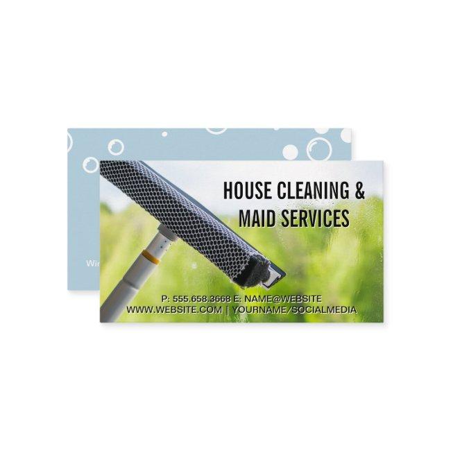 Soap Bubbles | Squeegee Window Cleaning