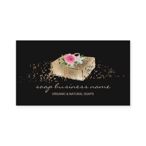 Soap Flower Sparkle Black