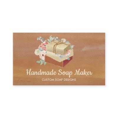Soap Handmade Bath Bombs Watercolor Brown