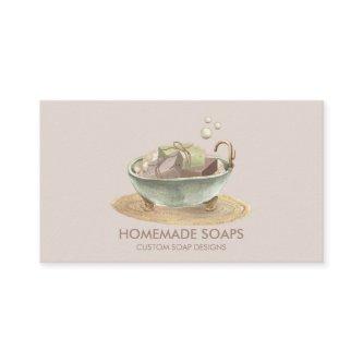 Soaps at BathTub with Bubbles
