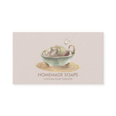 Soaps at BathTub with Bubbles