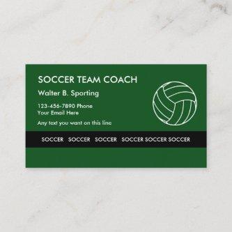 Soccer Team Coach