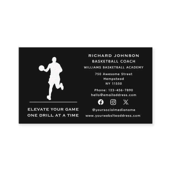Social Media Basketball Coach Instructor Sports