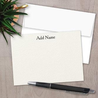 Social Notecard with Professional Name