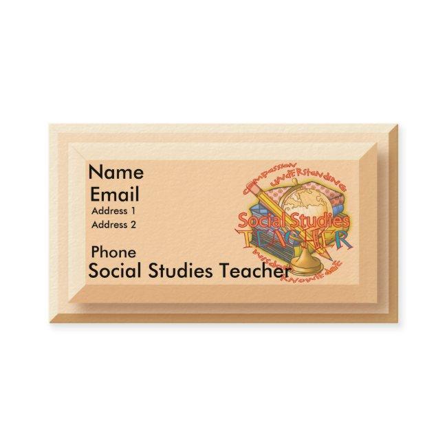 Social Studies Teacher Motto