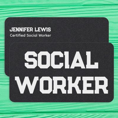 Social Worker Custom QR