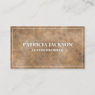 Soft Brown Leather Texture Background