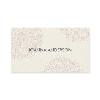 SOFT ELEGANT MINIMAL PINK FLORAL PERSONALIZED