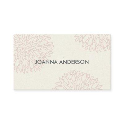 SOFT ELEGANT MINIMAL PINK FLORAL PERSONALIZED