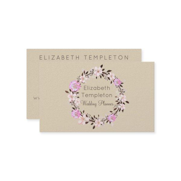 Soft Hues Floral Wreath Elegant