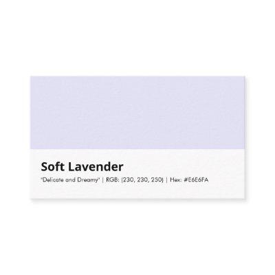 Soft Lavender Delicate Dreamy Color Consulting