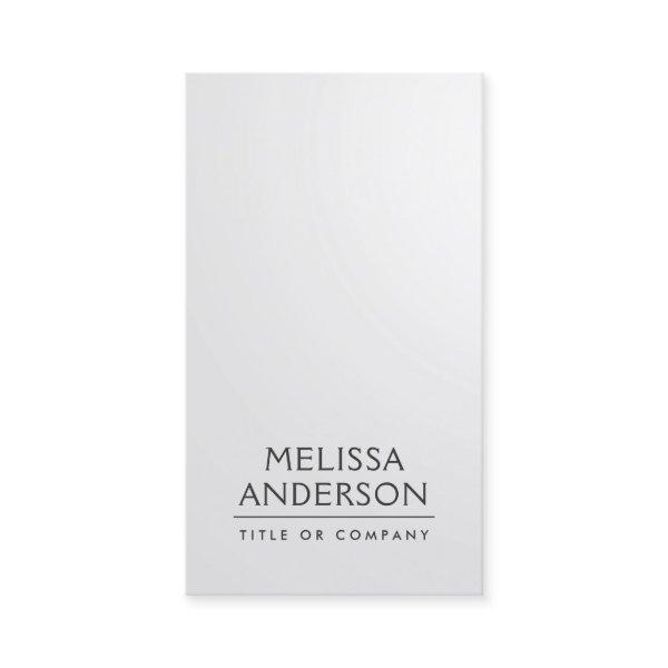 Soft light gray modern minimalist professional