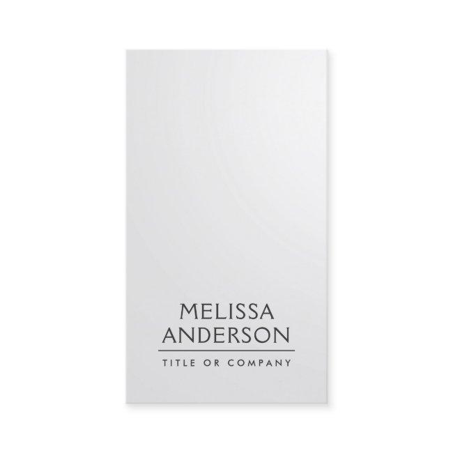 Soft light gray modern minimalist professional