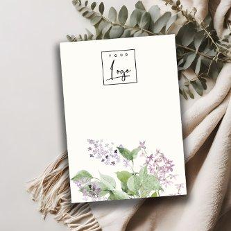 Soft Lilac Floral Blank Jewelry Logo Display