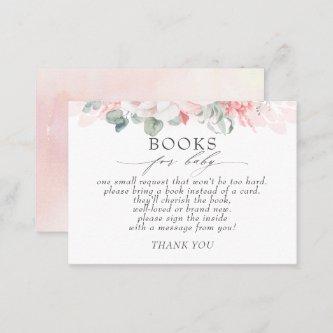 Soft Pink Floral Baby Books Request