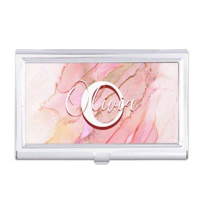 Soft Pink Fluid Alcohol Ink  Case