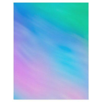 Soft Rainbow Colored Sky Stationery