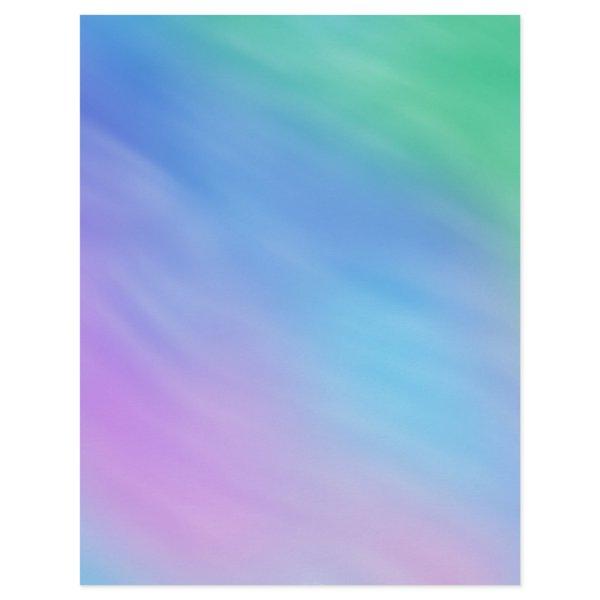 Soft Rainbow Colored Sky Stationery