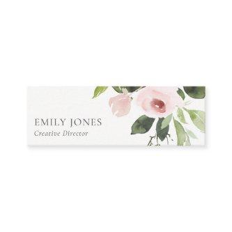 SOFT SUBTLE COLOR WASH BLUSH PINK FLORAL BUNCH MINI