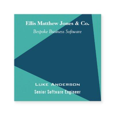 Software Developer Geometric QR Code Customisable Square