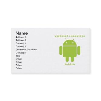 Software Developer Inside (Bug Droid Font Letters)