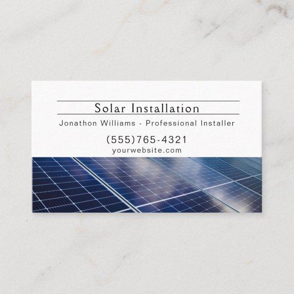 Solar Energy Instillation Service