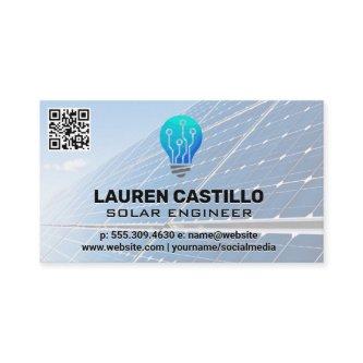 Solar Panel Technology | QR Scan | Lightbulb