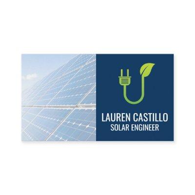 Solar Panels | Clean Energy Logo