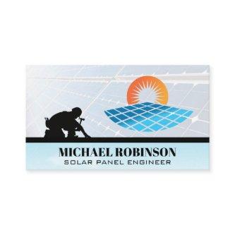 Solar Panels Logo | Energy Technician