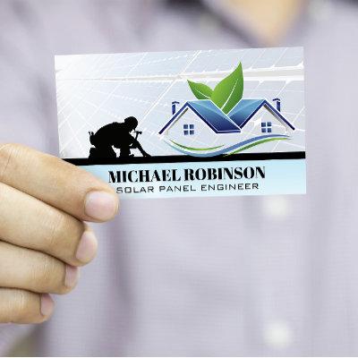 Solar Panels | Roof Worker | Home Logo