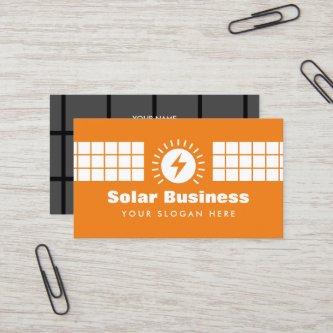Solar power panel design  template