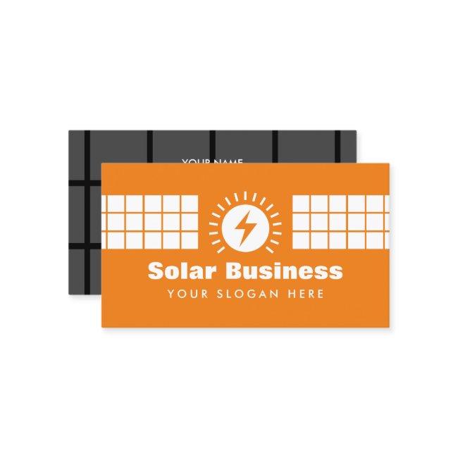 Solar power panel design template