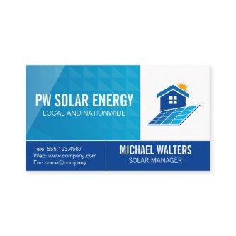 Solar Tech House Power Logo