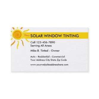 Solar Windows And Tinting