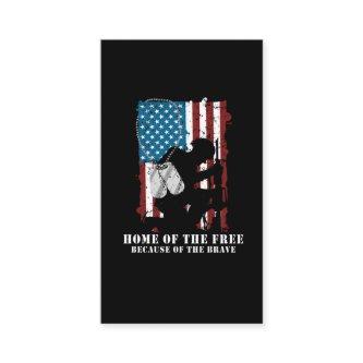 Soldier Proud Veterans Day American Flag