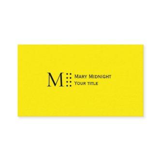 Solid Color QR code Modern Canary Yellow Bright