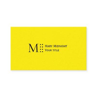 Solid Color QR code Modern Canary Yellow Bright