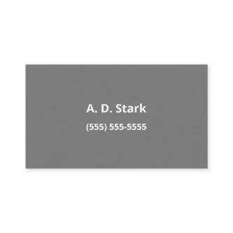 Solid Dark Grey Minimalist