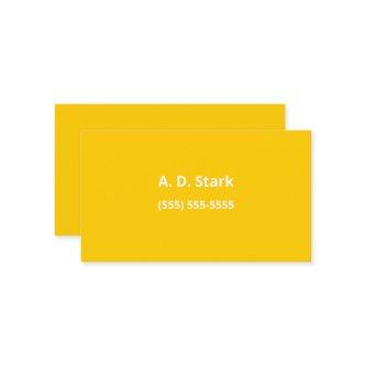 Solid Golden Yellow Minimalist