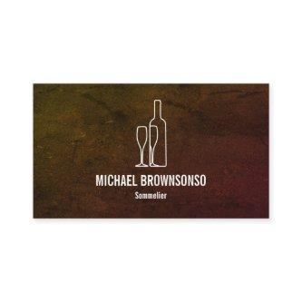Sommelier Black Red Wine Bottle