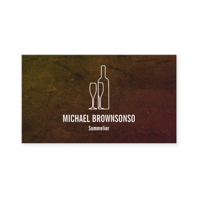 Sommelier Black Red Wine Bottle