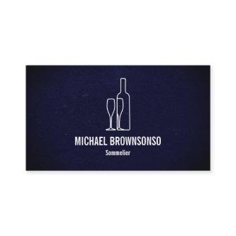 Sommelier Blue Wine Bottle