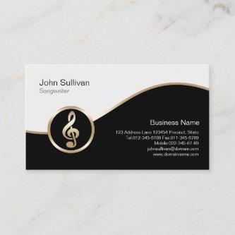 Songwriter  Gold Treble Clef Icon