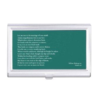 Sonnet 116Let me not to the marriage of true minds  Case