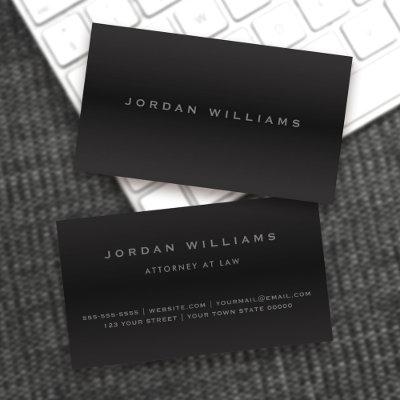 Sophisticated dark gradient professional minimal