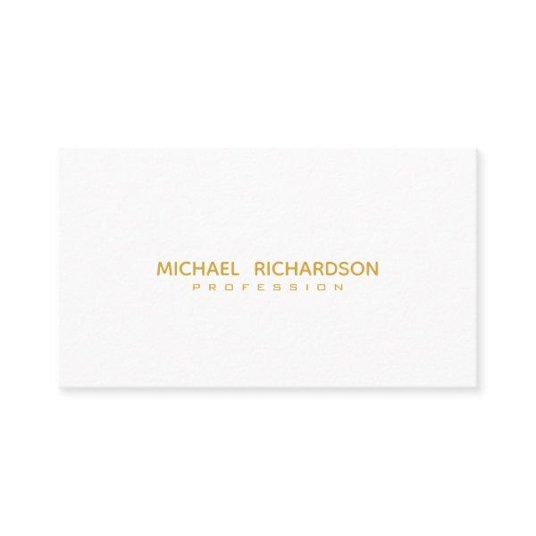 Sophisticated Gold White Stylish