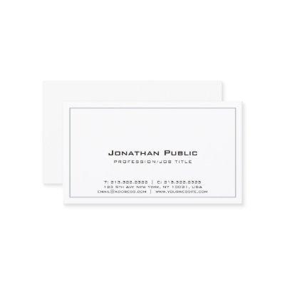 Sophisticated Grey White Design Modern Plain