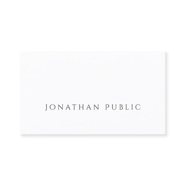 Sophisticated Minimalist Design Chic Plain Luxury